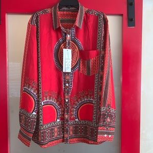 Men’s Printed Long Sleeve Shirt